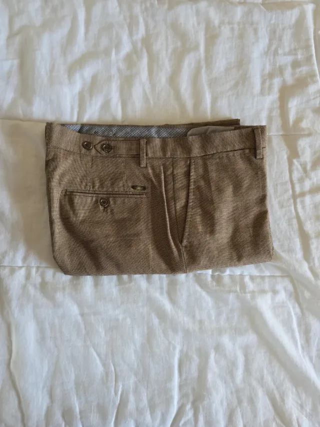 Pantalón Cortefiel Hombre Marrón