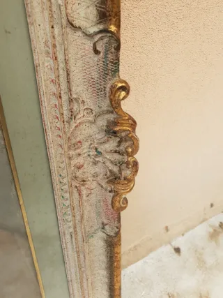 Antico Ritratto Donna Olio Su Tela