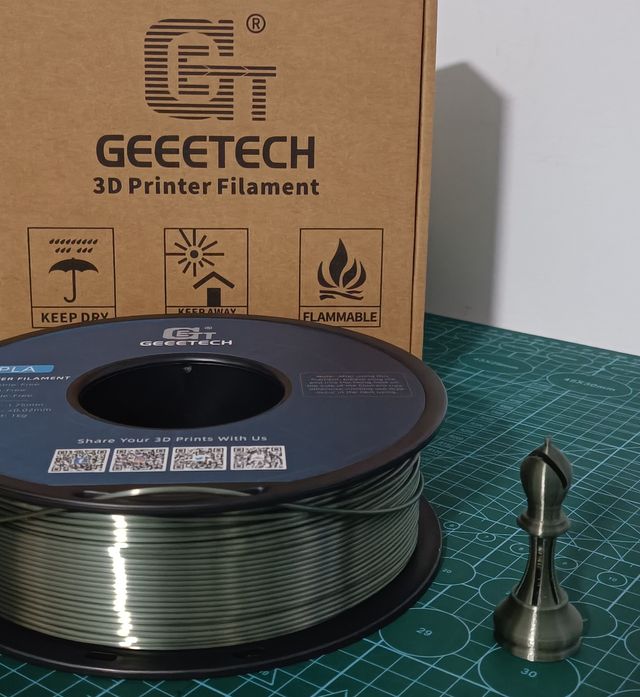 Filamento PLA SILK (Seda) Bronce / Bronze