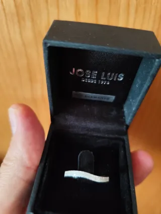 Anillo Oro Blanco Diamantes Brillantes