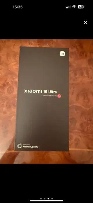 Xiaomi HyperOS Negro 15 ultra