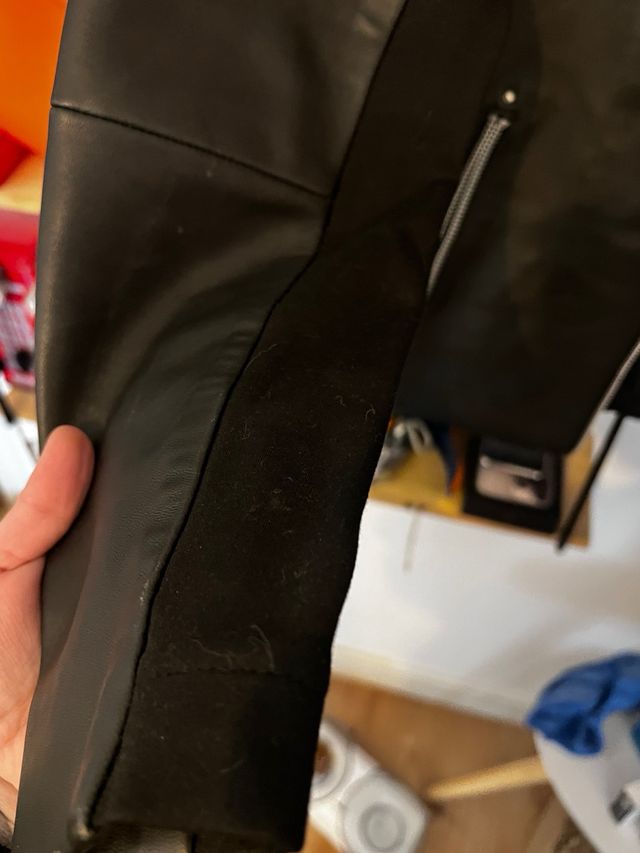 Cazadora Cortefiel Negra Tachuelas