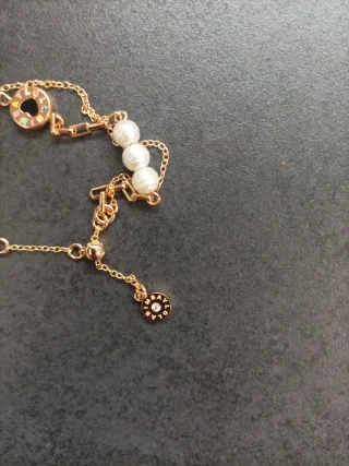 Pulsera Bimba y Lola perlas y circonitas