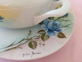 Zuppiera Tedesca Dipinta a Mano