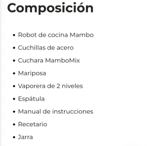 Robot Cocina Cecotec Mambo