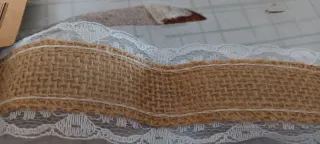 Merletti si juta x decorazioni