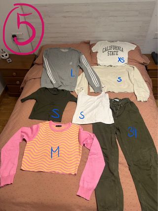 LOTES DE ROPA: Zara, Shein, Bershka, Adidas...