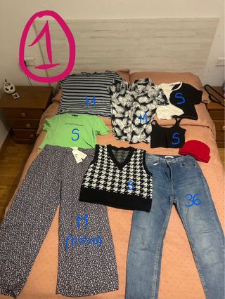 LOTES DE ROPA: Zara, Shein, Bershka, Adidas...