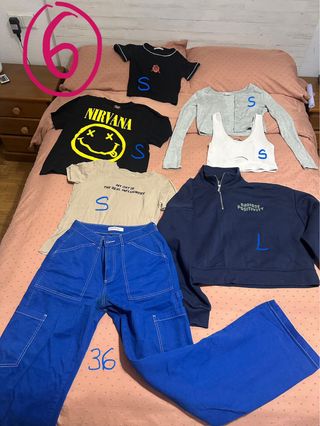 LOTES DE ROPA: Zara, Shein, Bershka, Adidas...