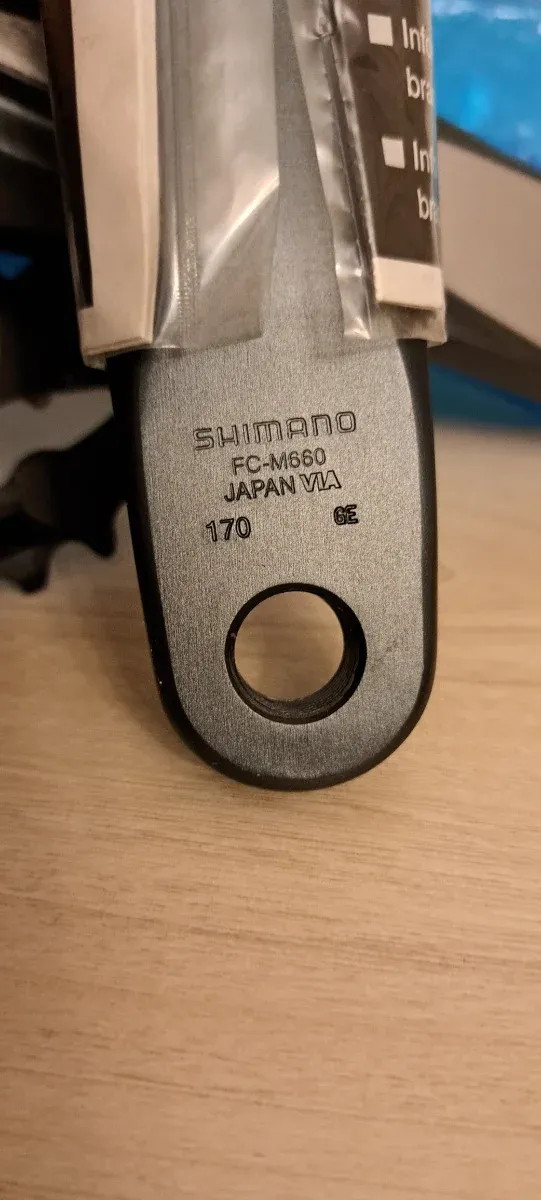 Pedaleiro Shimano SLX FC-M660 NOVO