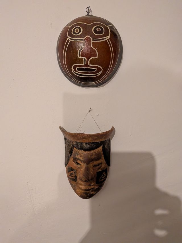 Máscaras decorativas de distintos países