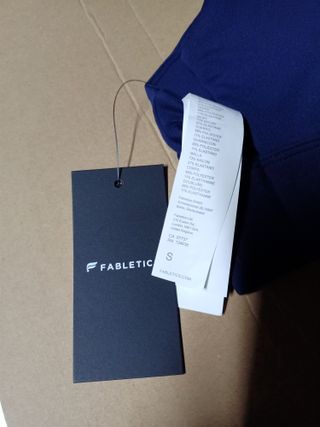 Sujetador deportivo Fabletics azul sin estrenar