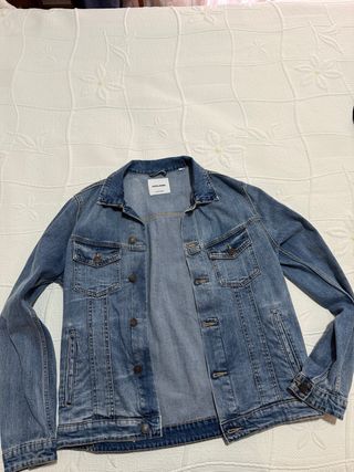 Chaqueta tejana Jack Jones azul