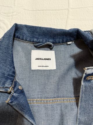 Chaqueta tejana Jack Jones azul