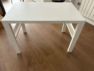 Mesa estudio infantil madera blanca
