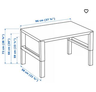 Mesa estudio infantil madera blanca