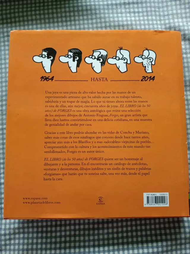 El libro de los 50 años de Forges (Ed. Espasa)