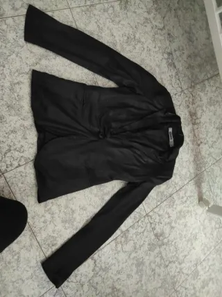 Chaqueta americana negra