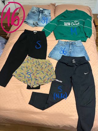Lotes de ropa: Zara, Shein, Bershka, Adidas..