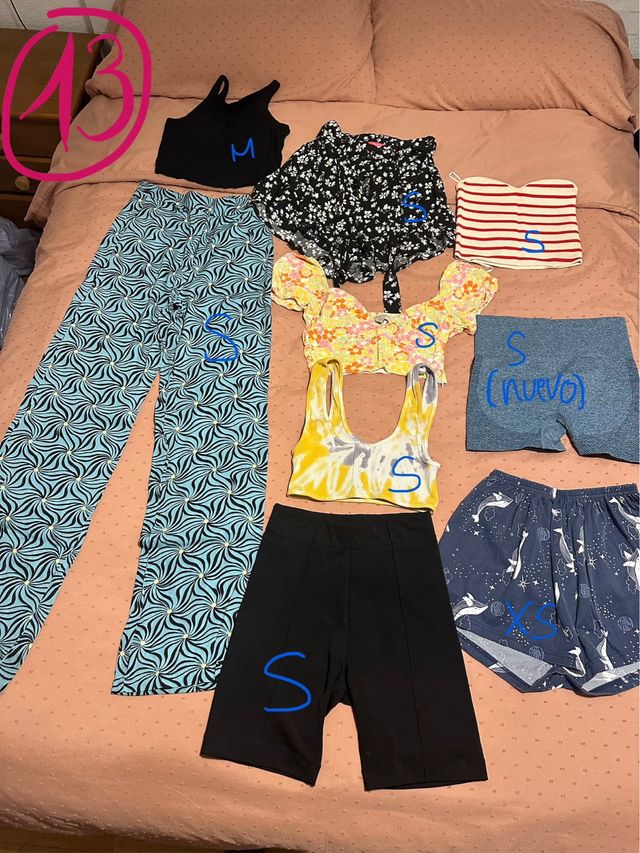 Lotes de ropa: Zara, Shein, Bershka, Adidas..