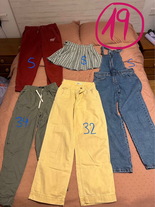 Lotes de ropa: Zara, Shein, Bershka, Adidas..