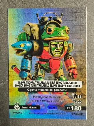 Set 2 Carte Brainrot Mecha (Nucleare + Promo)