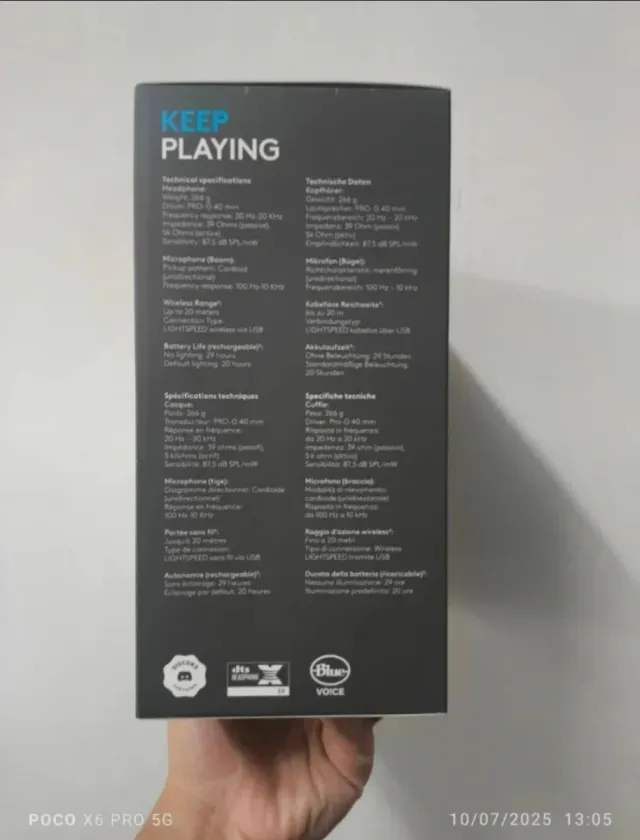 Logitech G733 Auriculares Inalámbricos