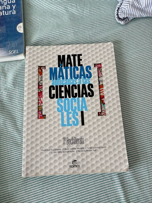 Libro de matemáticas bachiller