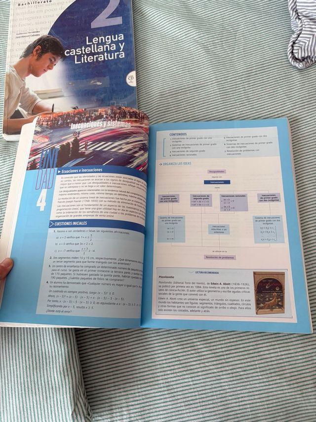 Libro de matemáticas bachiller