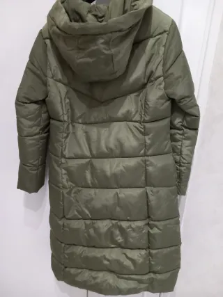 Piumino lungo GUINEY verde oliva