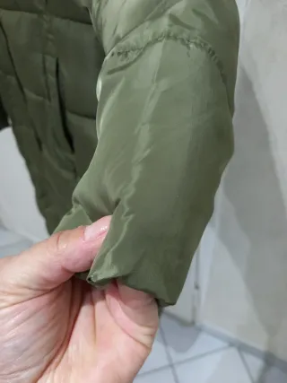 Piumino lungo GUINEY verde oliva