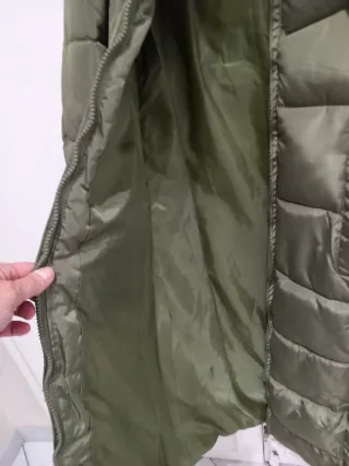 Piumino lungo GUINEY verde oliva