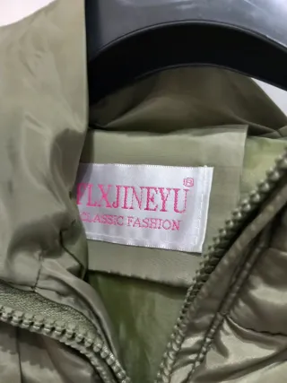 Piumino lungo GUINEY verde oliva