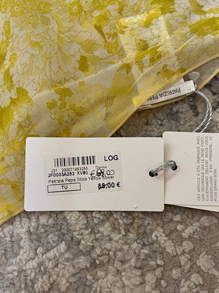 Sciarpa Patrizia Pepe Beige Giallo