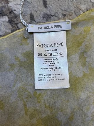 Sciarpa Patrizia Pepe Beige Giallo