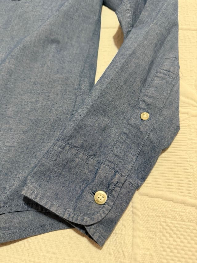 Camisa Hollister Azul Manga Larga