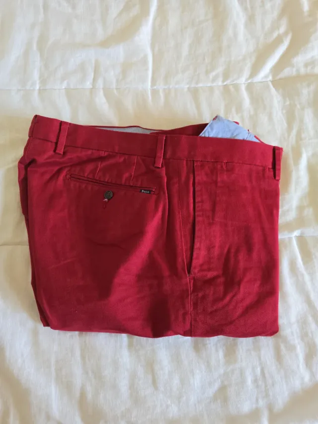 Pantalón Polo Ralph Lauren Hombre Rojo