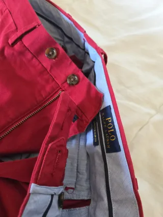 Pantalón Polo Ralph Lauren Hombre Rojo