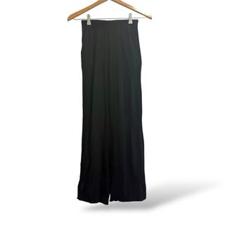 Talla XS - Pantalón ancho fluido negro