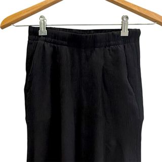 Talla XS - Pantalón ancho fluido negro