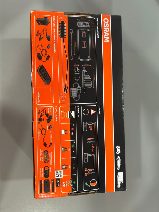 Arrancador Powerbank OSRAM BATTERYstart 400