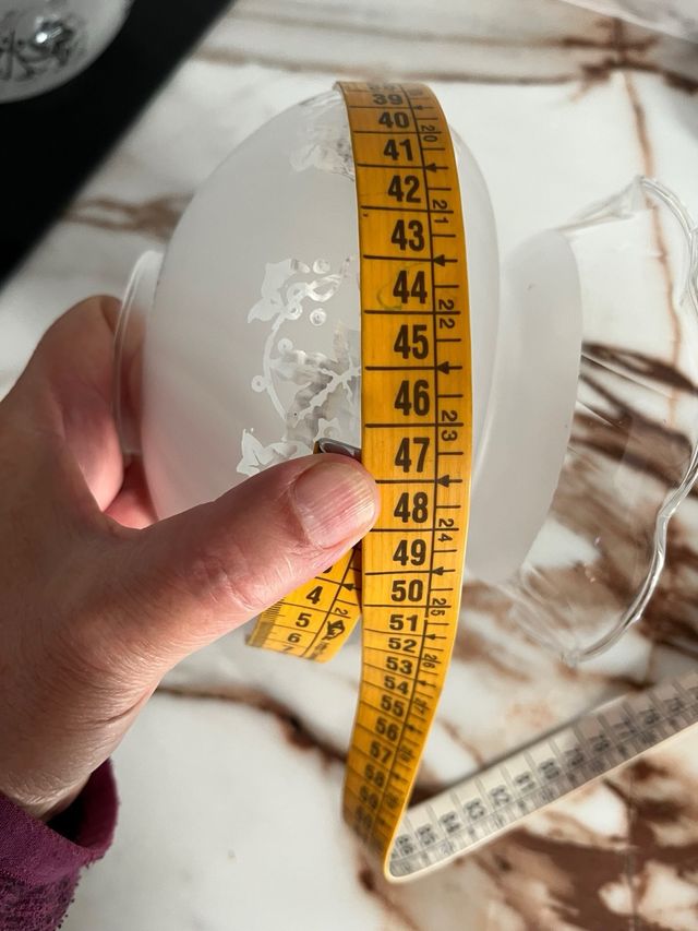 Lote 4 globos cristal lámpara