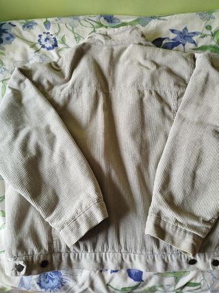 Cazadora pana beige XL