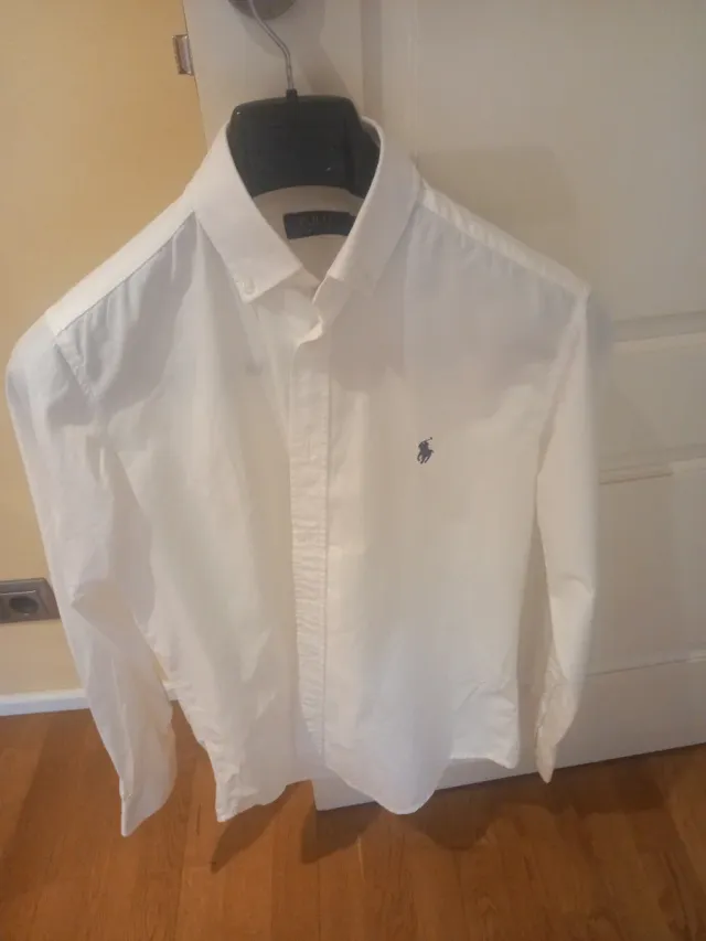 Camisa Polo Ralph Lauren Blanca Talla S