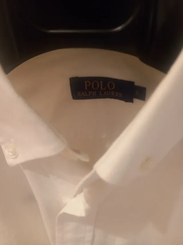 Camisa Polo Ralph Lauren Blanca Talla S