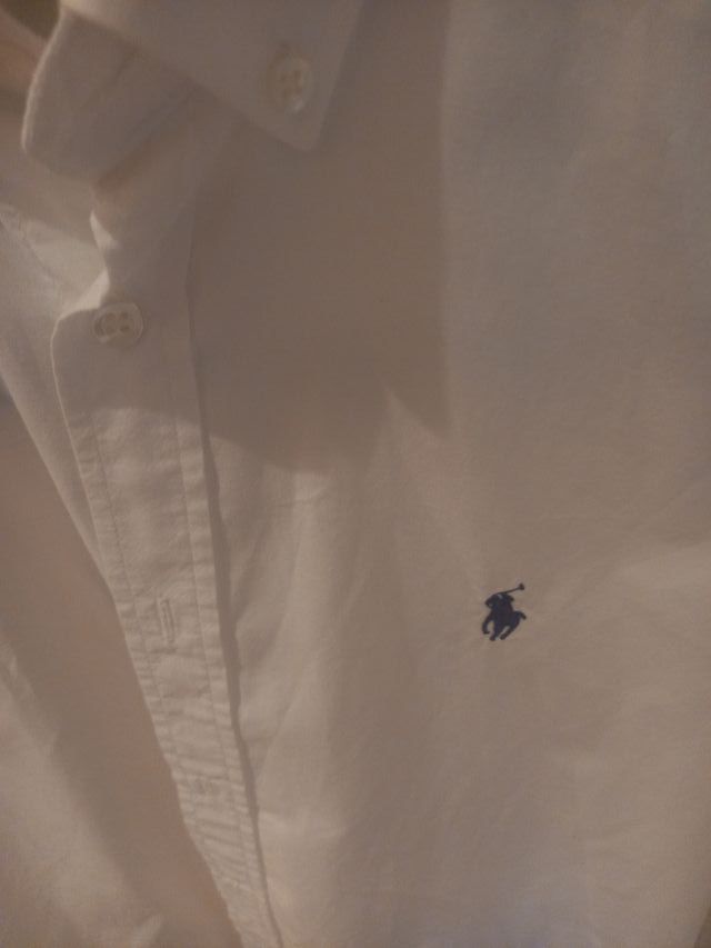 Camisa Polo Ralph Lauren Blanca Talla S