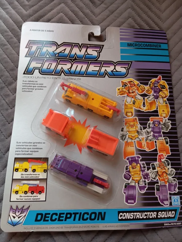 Transformers Microcombiner Decepticon Blíster