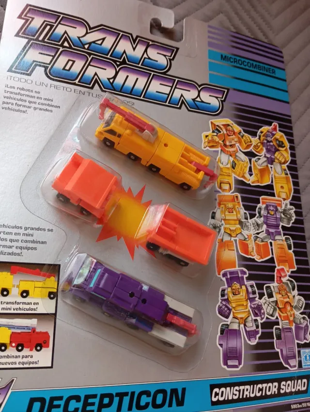 Transformers Microcombiner Decepticon Blíster