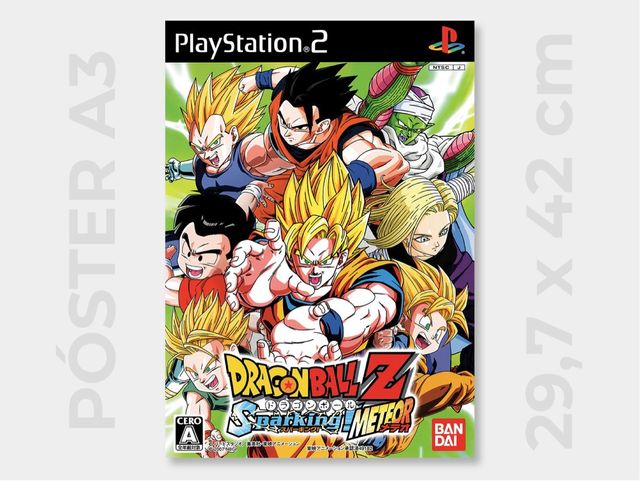 Póster A3 Dragon Ball Z: Sparking Meteor PS2
