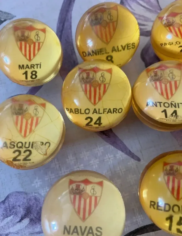 Lotto 14 Palle Salterine Vintage F.C.L. Sevilla